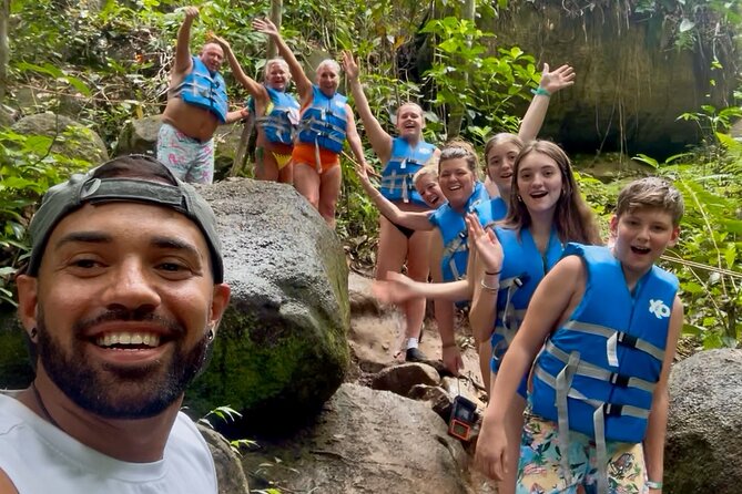 2 Tours in 1 Day: Rainforest Waterslides & Beach Tour w/Transport - El Yunque National Forest: the ride, the hike, and the natural waterslides