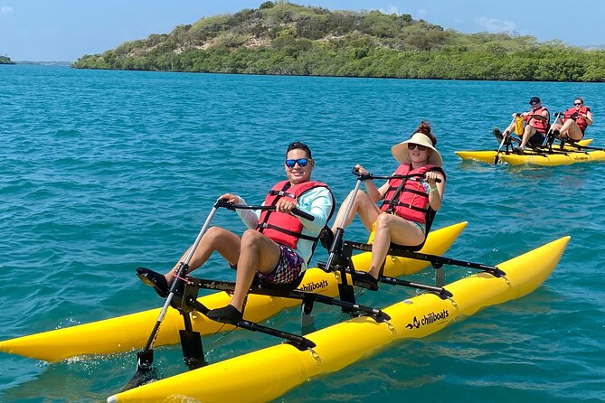 Adventure Chiliboats Waterbike in La Parguera - The Cayo Májimo stop: mangroves, shallow water, and wildlife spotting