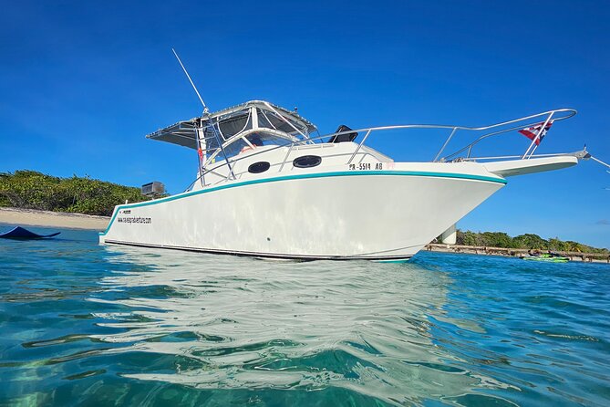 All-Inclusive: Mako 29ft Boat Tour to Icacos Palomino & Palominito - Getting to the good stuff fast from Fajardo