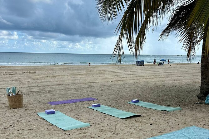 Beach Bliss Yoga in San Juan - The 75-minute flow: breathwork, sequence, sound bath, and shavasana
