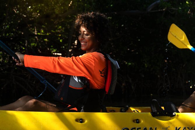 Bio Bay Night Kayak Tour in Fajardo - The mangrove paddle: hidden opening to a channel for about a mile
