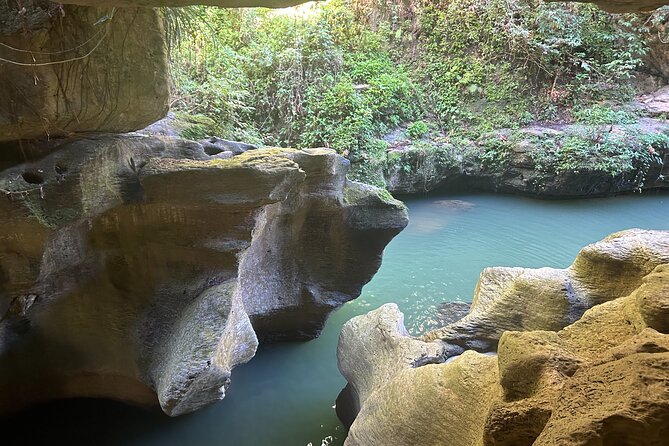 Charco Azul, Hidden Caves, Waterfalls, Beach, Free Adult Drinks - Cuevas Arenales: Caves, Waterfalls, And Taino Carvings