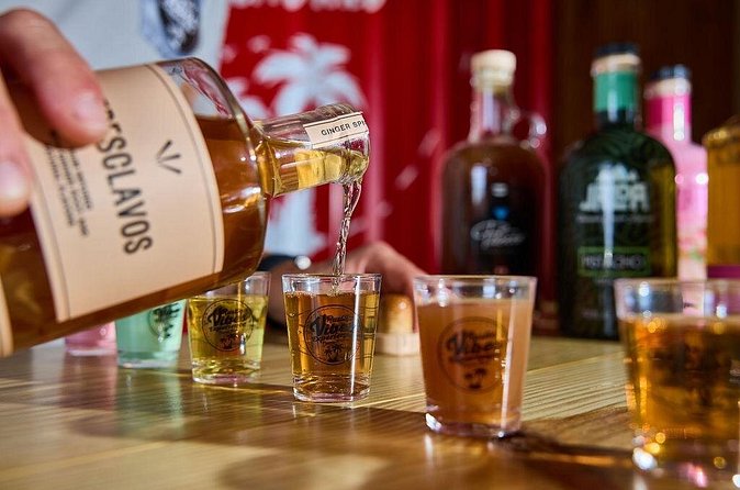 Christmas Vibe: Old San Juan Pitorro Rum Tasting Experience - The 5-shot lineup: fruit moonshine flavors to look for