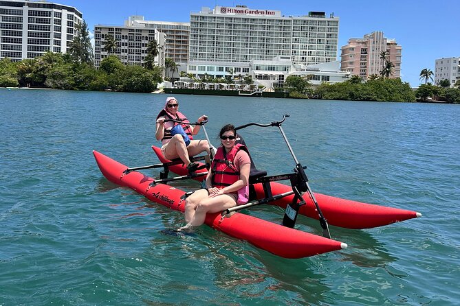 Day Adventure Chiliboats Waterbike - Condado Lagoon - Safety and gear: the rules that protect your day on the water