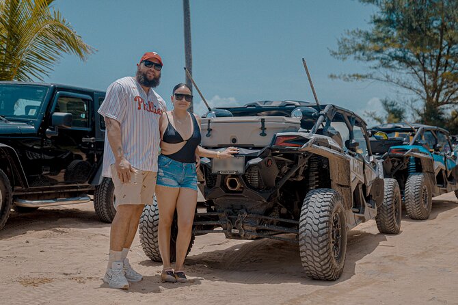 Drive a UTV Can-Am on a Beach Tour in San Juan Puerto Rico - Terraplen La Posita de Pinones: the payoff swim vibe