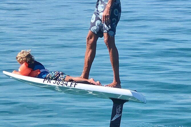 eFoil Lesson Old San Juan - The water lesson: coaching at your pace, not at someone else’s