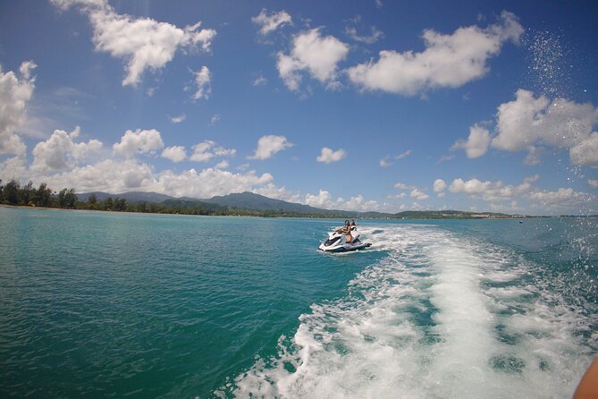 El Yunque Beach Jetski + Rainforest Hike Adventure Tour - Luquillo Beach stops and the sandbar only reachable by water