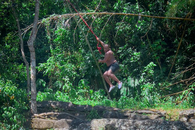 El Yunque Hike, Waterslide & Luquillo Kiosks Food with Transport - Las Pailas at El Yunque: natural slides, pools, and the Mameyes River