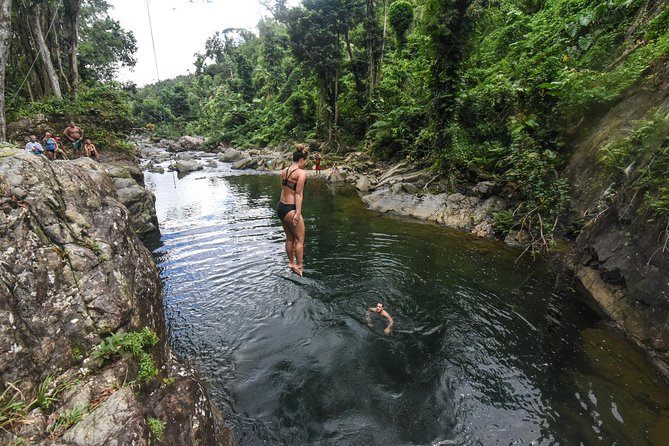 El Yunque Rainforest Tour from Fajardo - Rope Swing and Natural Water Slides: The Fun Section With Clear Safety Rules