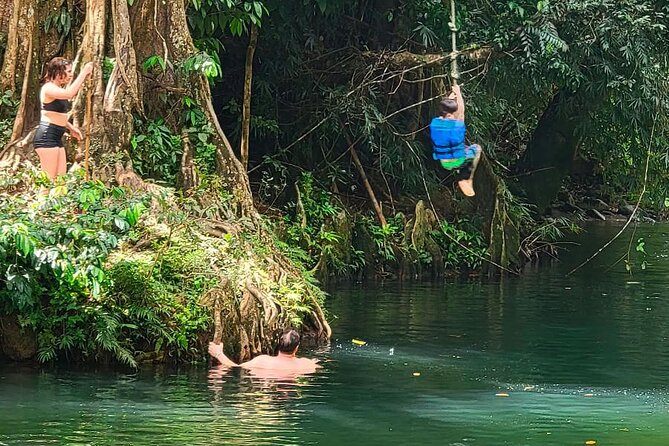 El Yunque Rainforest Tour Half Day Earlybird/ Small Groups - The local-only path to the lagoon and hidden cave behind the falls