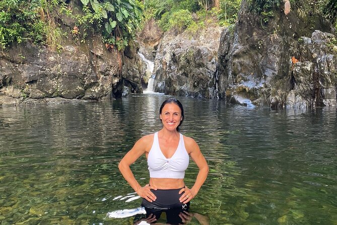 El Yunque Small Group Tour with Luquillo Lunch Stop and Transport - At the Falls: Slides, Rope Swing, and Cliff Jumping in One Controlled Chaos Hour