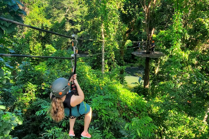 El Yunque Ziplining with River and Beach Visit - Getting picked up and ready: the real meaning of a 6 to 7 hour day