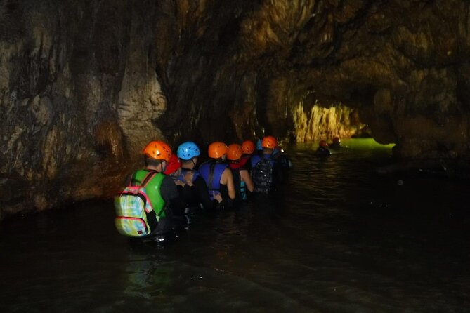 Explore Cuevas Charco Azul, Arenas and Playa de Aguas Cristalinas - Las Cuevas de Arenales swim: the canyon intro that sets the tone