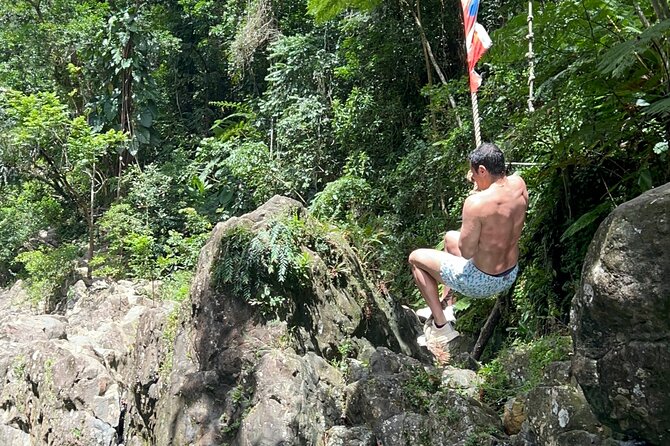 Explore El Yunque: Hiking, Swings & Waterslide (Small Group) - Pool stop two: hidden feel, volcanic rock, and the natural waterslide