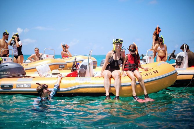 Fajardo Mini Boat Snorkel Safari - Palominitos white sand beach break and the rinse moment