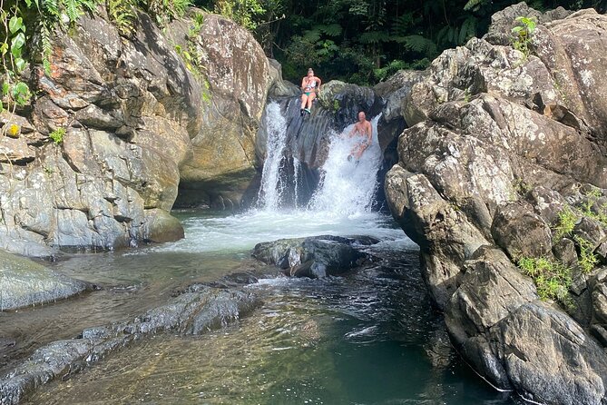 Half-Day El Yunque and Waterslides Adventure from Fajardo - Waterslides, rope swing, and jump options at the natural pools