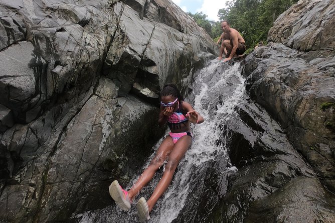 Half-Day Yunque Rainforest Waterslide & rope swing Guided Tour - Guides make or break it, and the names you’ll hear often
