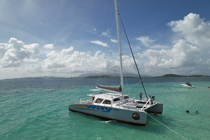 Icacos: Luxury Sailing Catamaran All Inclusive Beach and Snorkel - Water toys and on-board comfort: the part that keeps kids and adults happy