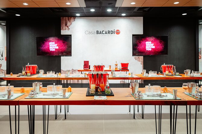 Mixology Class at Casa BACARDÍ in Puerto Rico - Behind-the-scenes rum viewing: distillery room, aging room, and samples