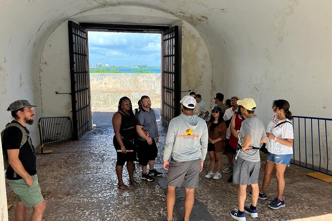 Old San Juan Historical Walk, Shopping, and Dining w/ Transport - Plaza Colón meet-up, transport comfort, and small-group energy