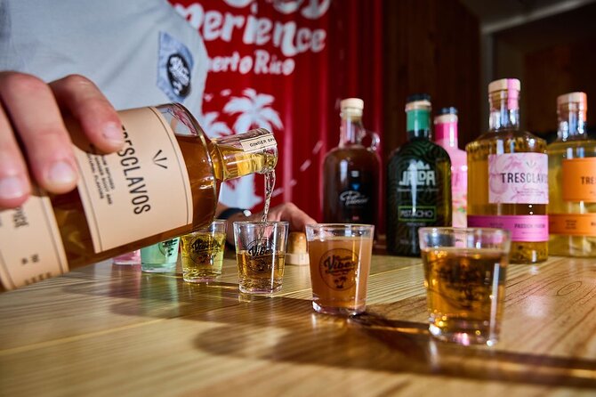 Old San Juan PR Fruit infused Moonshine & Cream liqueur Tasting - What the 20 Minute Pitorro Session Includes (and What Changes Daily)