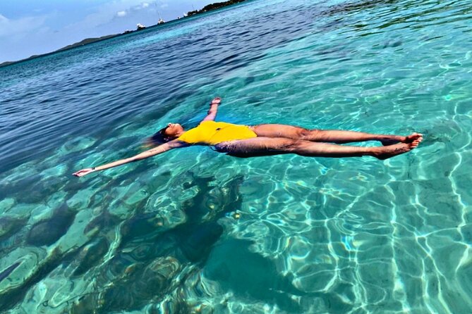 Private All-Inclusive 22ft Boat Guided Snorkeling Icacos Palomino - Palominito and the Hurricane Maria Erosion Story