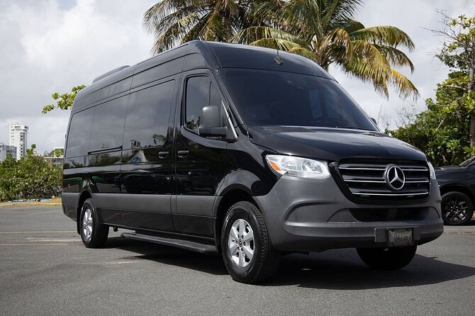 Puerto Rico Island Wide Private Transfers, 14Pax Lux Sprinter Van - Comfort and Extras That Improve the Actual Experience
