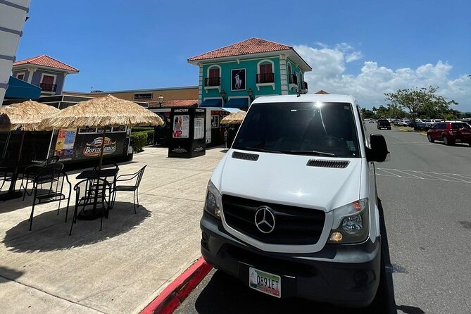 Puerto Rico Island Wide Transfer, Mercedes ECO Van, Select Zone - Fees to Know: Car Seats, Overnight Timing, and Gratuity