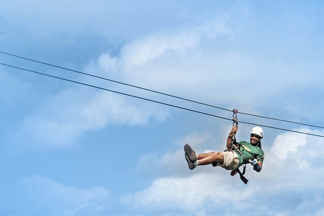 Puerto Rico Ziplining: High-Flying Adventure close to San Juan - The five ziplines: the ocean run and the heights you actually feel