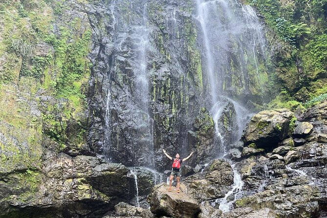 Rainforest Hike to Hidden Waterfall in Puerto Rico with Transport - Stop 1 in Bayamon: Charco Prieto Waterfall and the Payoff Moment