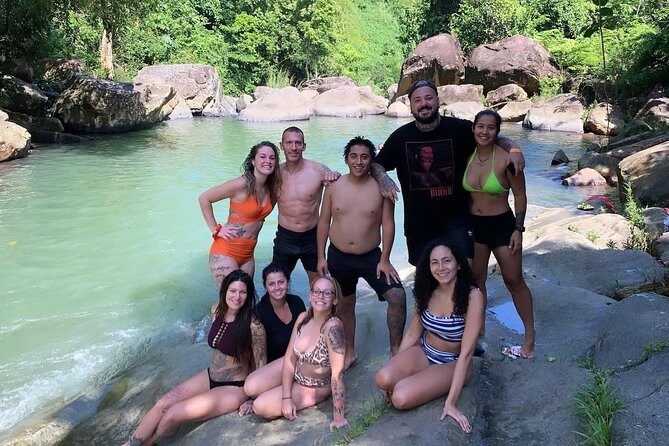 Rainforest Waterfall Slides/Adult Drinks included/ Beach - Lagoon time with a second waterfall slide and rope swing
