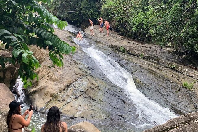 Rainforest Waterfall Slides/Adult Drinks included/ Beach - Getting picked up at San Juan Marriott and starting on time
