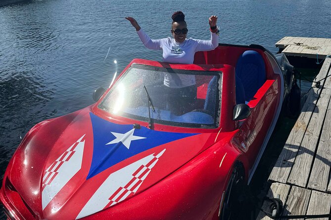 San Juan Watersports Car Rentals Red Bugatti - Passing Old San Juan and El Morro: The View Route You Can Plan Around