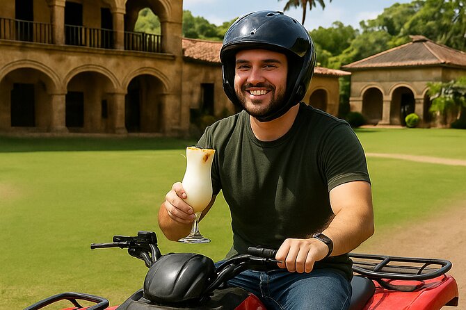 Single ATV Experience: Free Piña Colada + Hacienda Transfer - Mojito Bar finish: why the drink stop is more than a perk