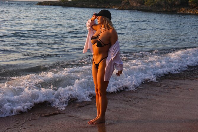 Stunning Private Beach Photoshoot in Puerto Rico's Hidden Gem - Meet at El Imán Bar, Then Head to Your Private Sand