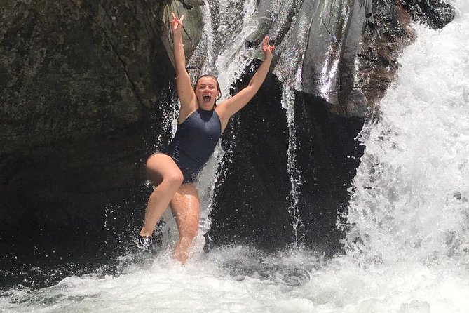 Top Rated El Yunque Rainforest & Waterslide - SmallGroup Tour - Stop 2: the natural rock slide and cliff jump spot