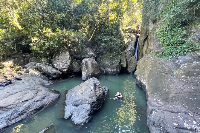 Yunque & Piñones Tour Hike Eat & Adventure with a Local; San Juan - Blue pools and cliff-jump style moments, with choices