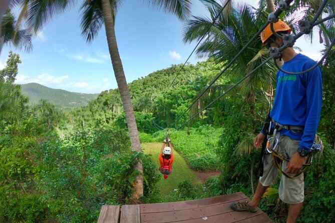 Ziplining at the Rainforest in Puerto Rico - Snacks, Water, and the Practical Reality of Not Having Lunch